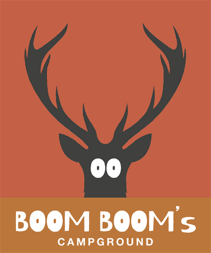 Boom Boom's Campground — stag logo